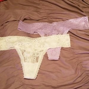 Victoria Secret Lace Thongs